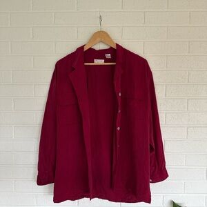 Preview Collection Burgundy Button-Up Shirt